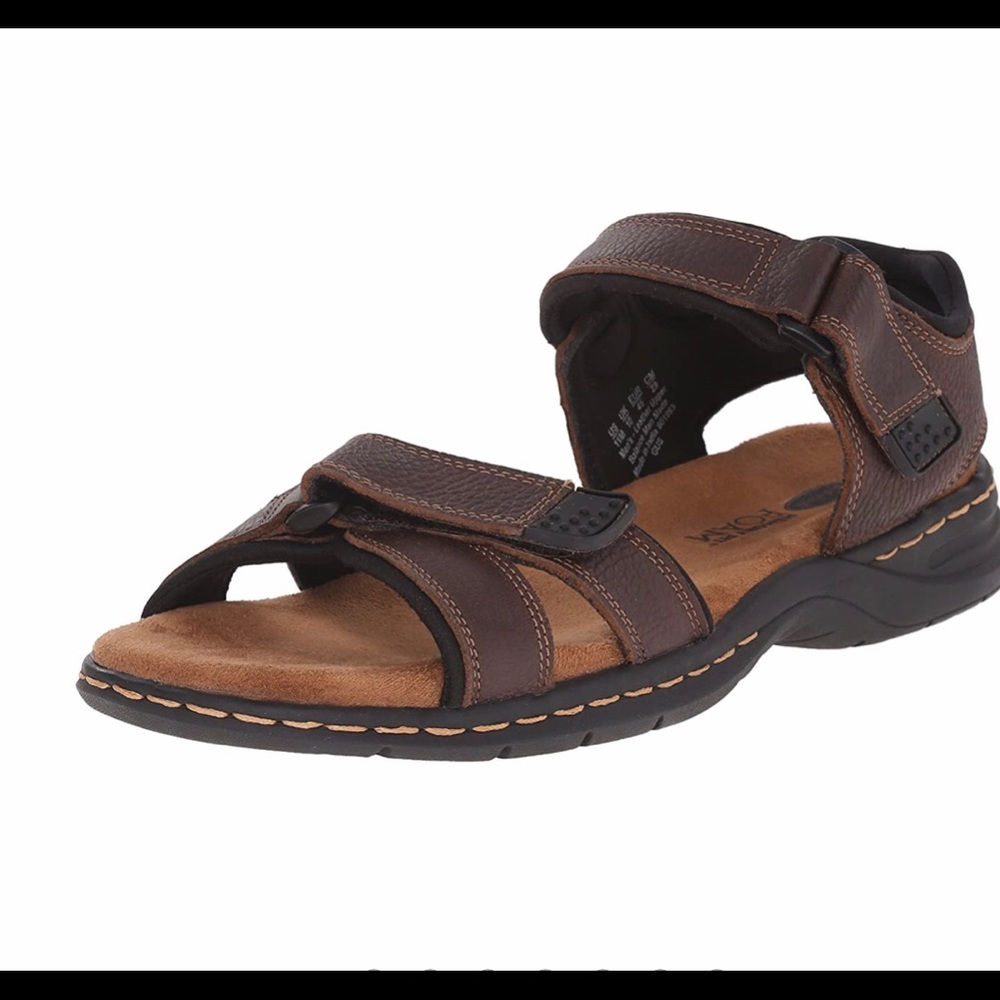 DR SCHOLL’S SANDALS BROWN LEATHER